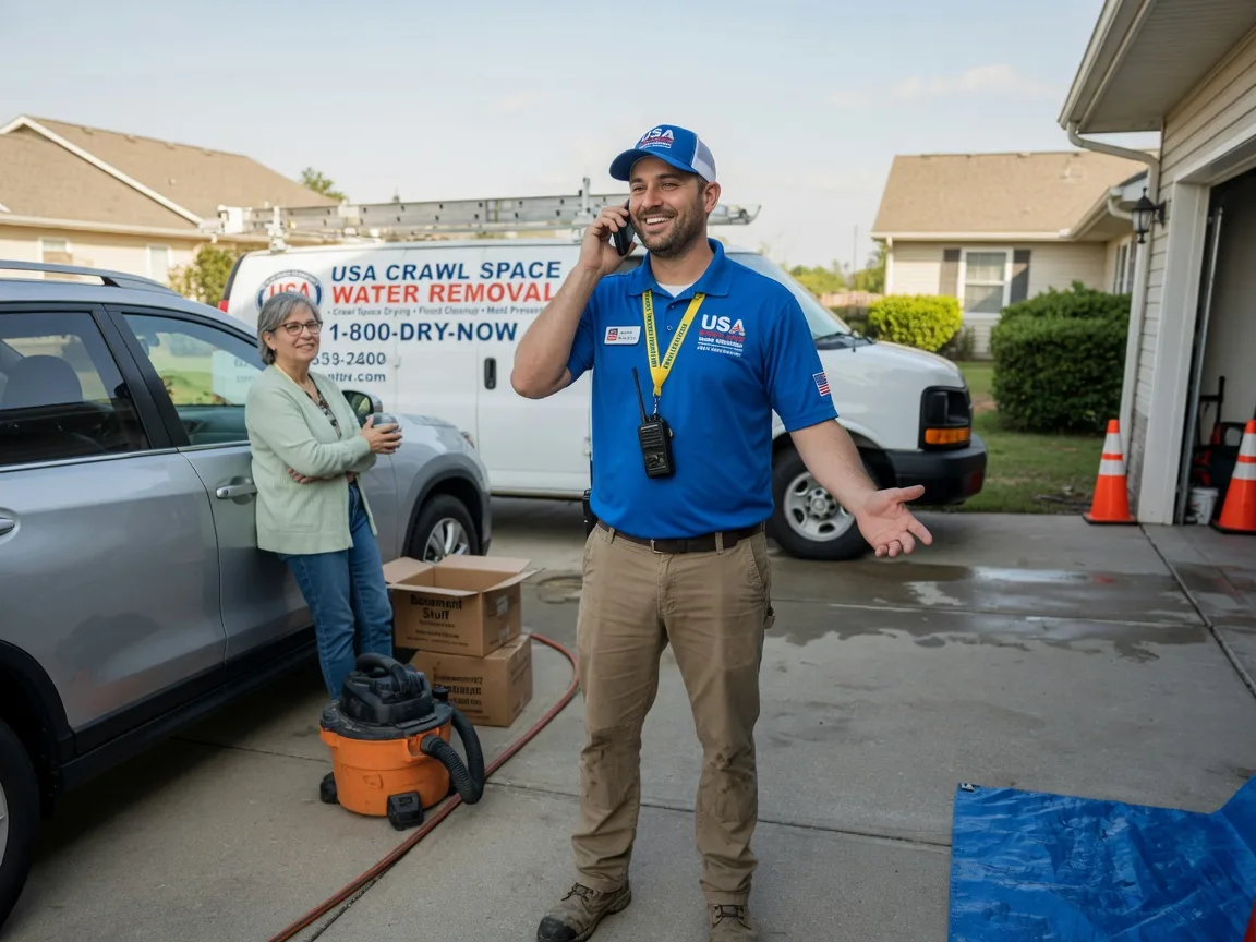 Crawl Space Water Removal Ivel, KY FAQs